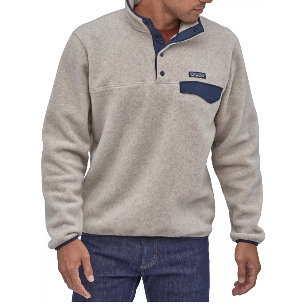 Patagonia Men's Lightweight Synchilla Snap-T Fleece Pullover- Large